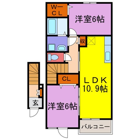 アロッジオアルビコッカの物件間取画像